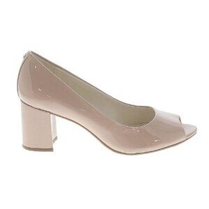 Anne Klein Peep Toe BLUSH Patent Adorable block heels !